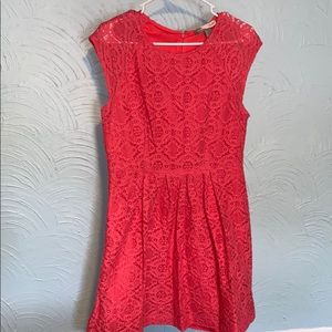 Lace coral size large forever 21